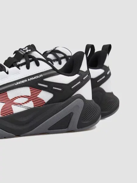 Кросівки повсякденні Under Armour Charged Commit Tr 5 білий/чорний штучна шкіра/текстиль білі