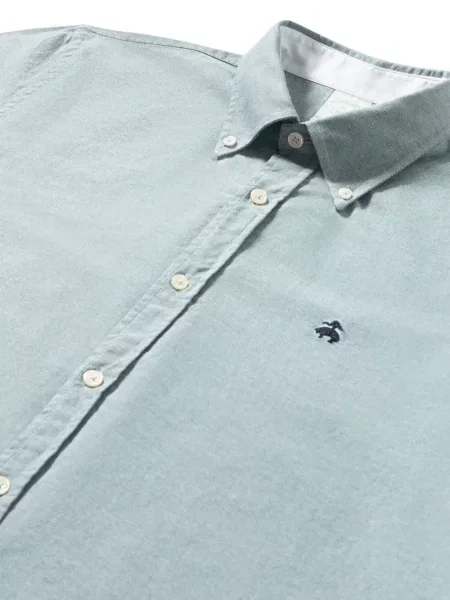 Cămașă Brooks Brothers cu broderie albastru
