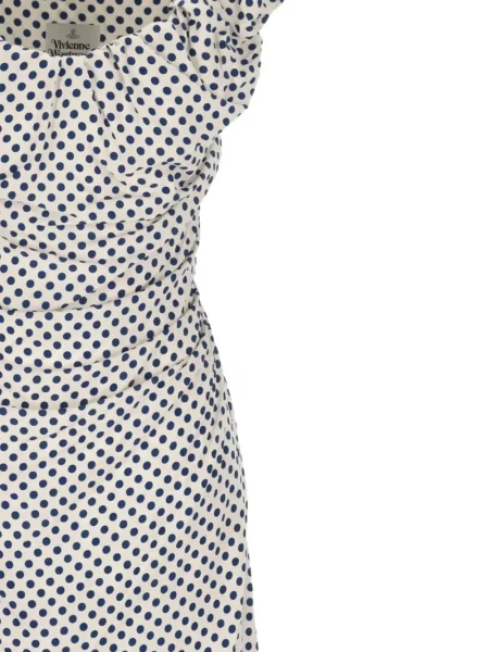 Taškuota drapiruota mini suknelė Vivienne Westwood