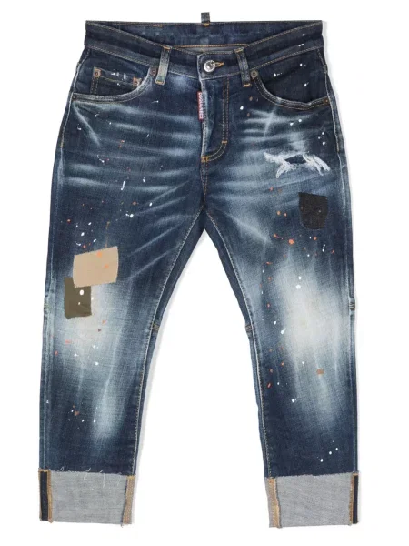 Dětské straight fit džíny Dsquared2 modré
