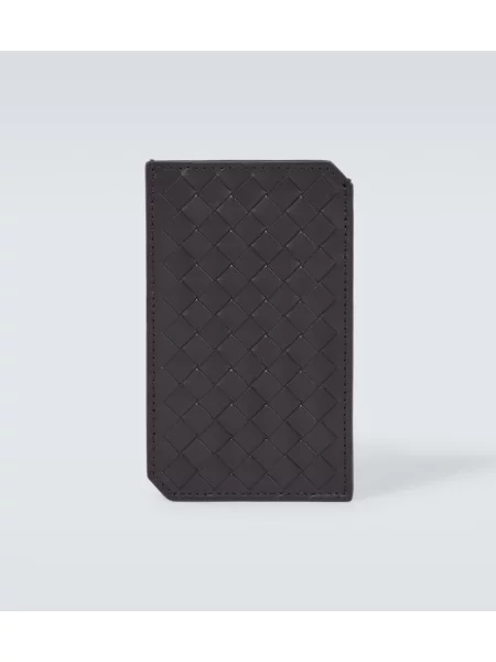Portofel Bottega Veneta din piele negru