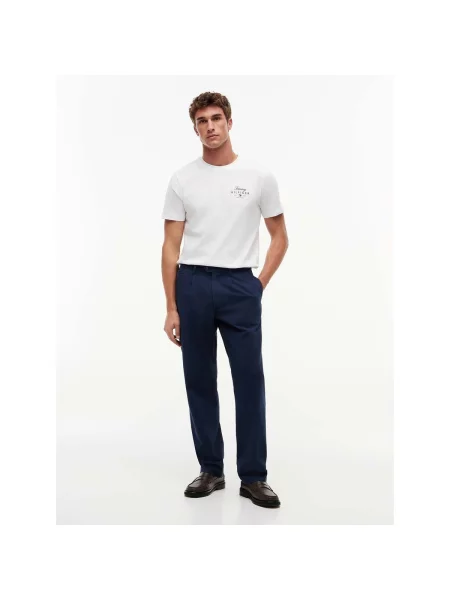 Tommy Hilfiger Póló Script Stack fehér