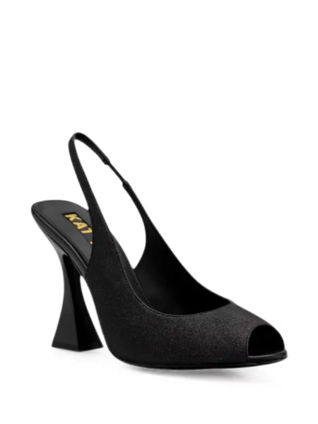 Pantofi cu toc Kat Maconie slingback negru