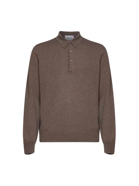 Sweter D4.0 wełniany brązowy