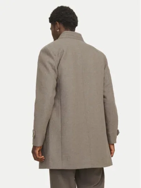 Jack & Jones Vilnonis paltas Melton smėlio