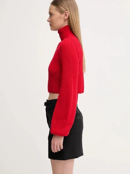 Μάλλινο πουλόβερ Sportmax MARMO κόκκινο