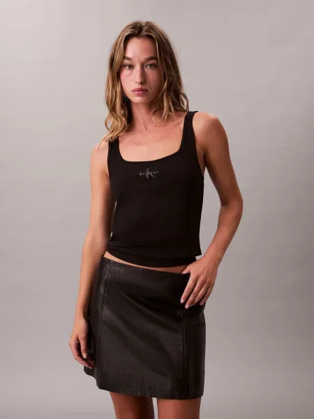 Calvin Klein Jeans Top črna
