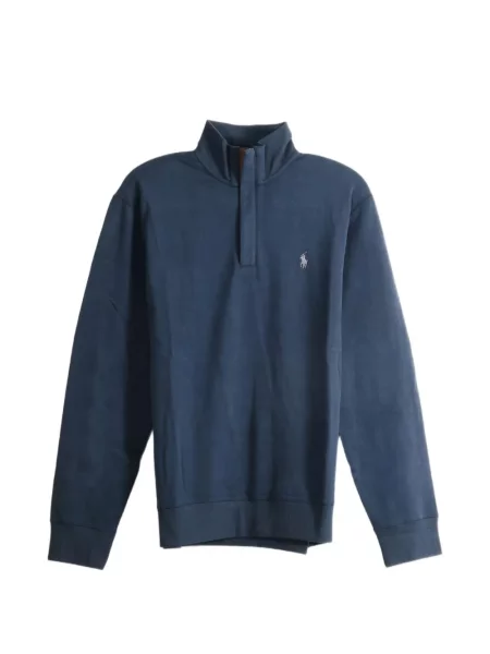 Gulerat pulover Polo Ralph Lauren în carouri din tweed maro