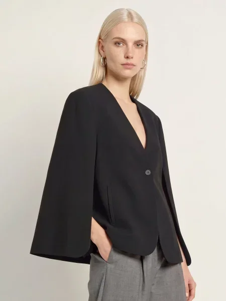 Co'couture Plášť Volacc černá