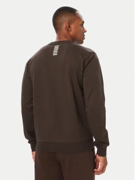 Mikina Emporio Armani hnědá