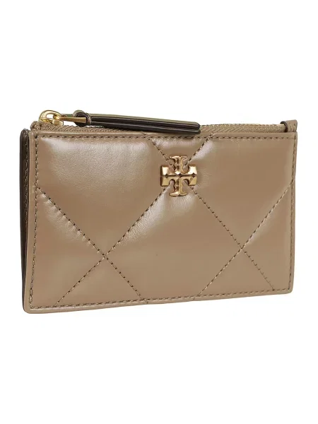 Portfel Tory Burch skórzany beżowy