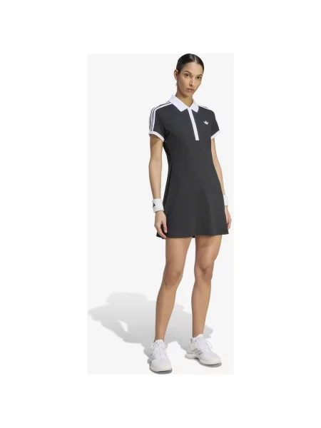 Sukienka adidas Classics czarny XS biały