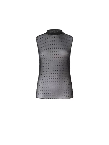 Top Pinko elegancki czarny