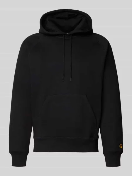 Bluza z kapturem Carhartt Wip z kapturem z nadrukiem czarna