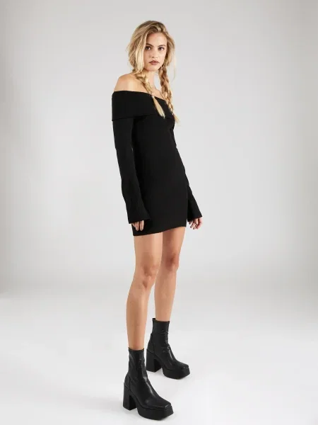 SHYX Rochie tricotat Florina' negru