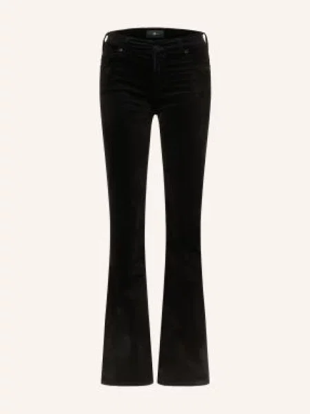 7 For All Mankind Jeansy Bootcut The Leggy Bootcut schwarz czarne