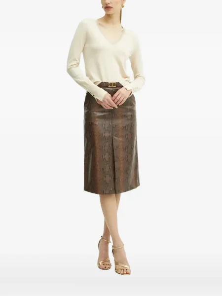 Pulover Liu Jo cu decolteu în V din dantelă