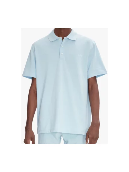 Koszulka polo A.p.c. niebieska