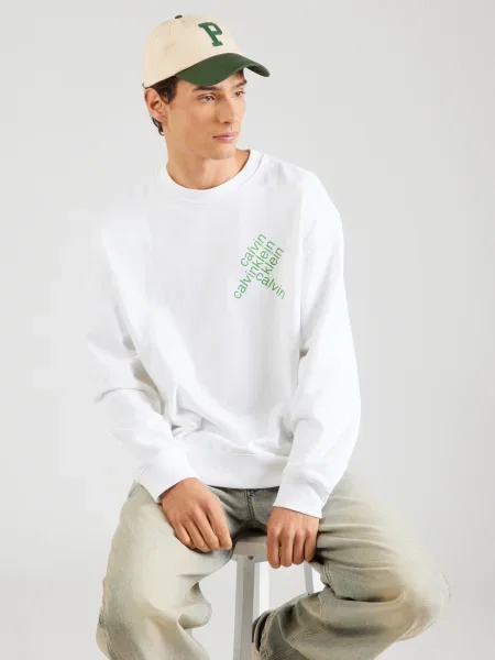 Palton Calvin Klein Jeans alb