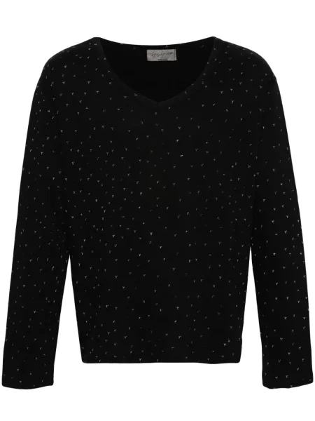 Tricou Yohji Yamamoto cu imagine lung negru