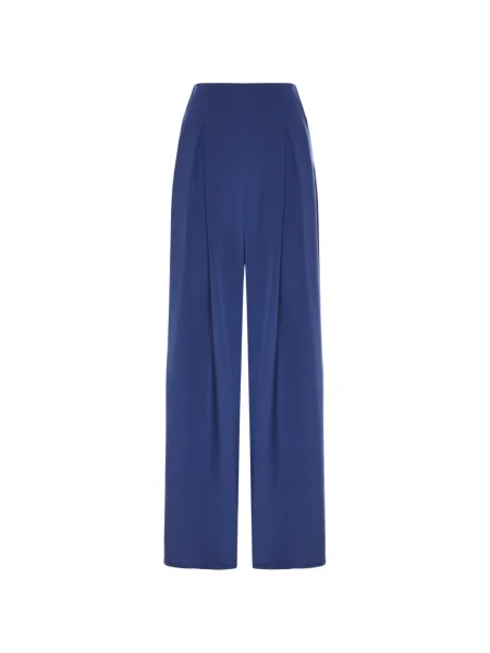 Pantaloni Max Mara plisate albastru