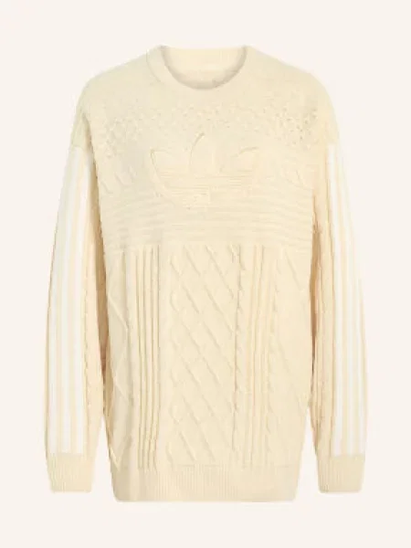 Adidas Originals Svetry Trefoil krémová