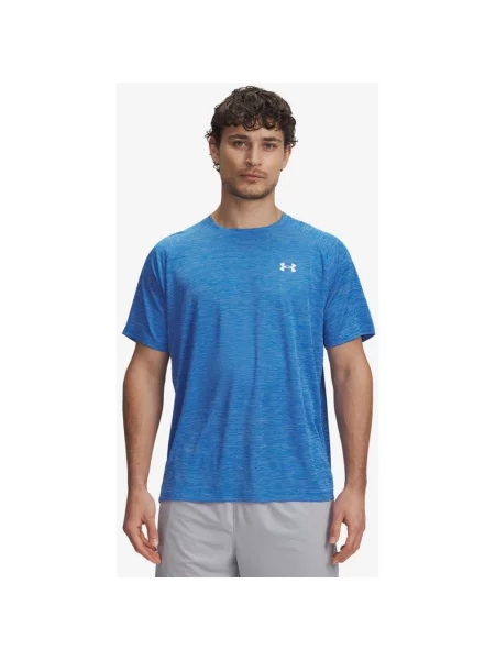 Koszulka Under Armour Tech Textured Krótkie Rękawy S niebieski