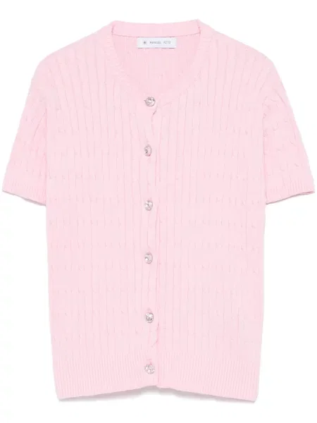 Cardigan Manuel Ritz scurt roz