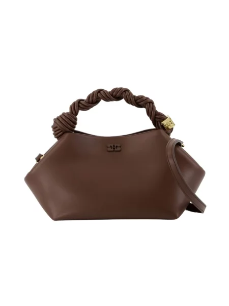 Torebka crossbody Ganni brązowa