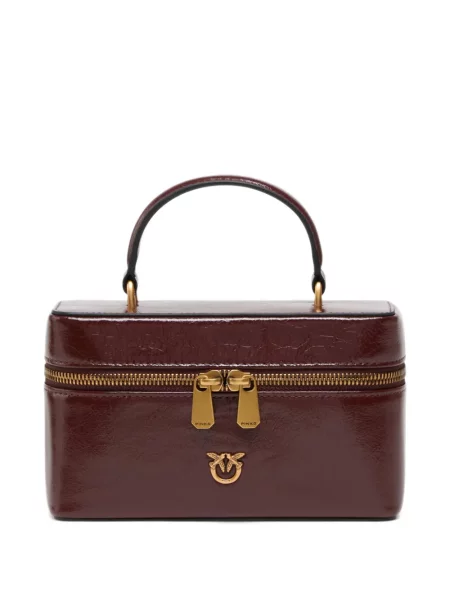 Geanta crossbody Pinko din piele maro