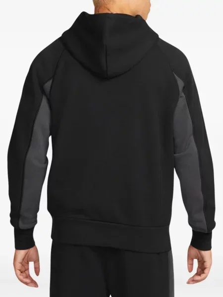 Majica s grafičkim motivom Nike od flisa s printom s kapuljačom plava