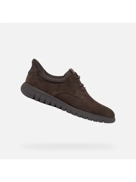 Sneakerși Geox maro