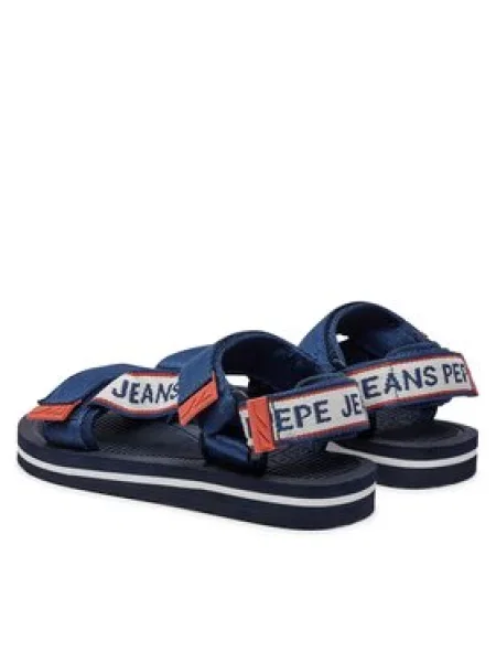 Sandali Pepe Jeans Pool One B Mornarsko modra