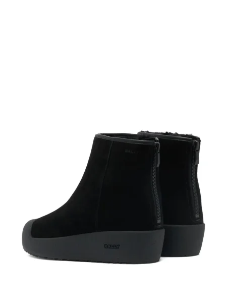 Botine Bally din piele de căprioară negru