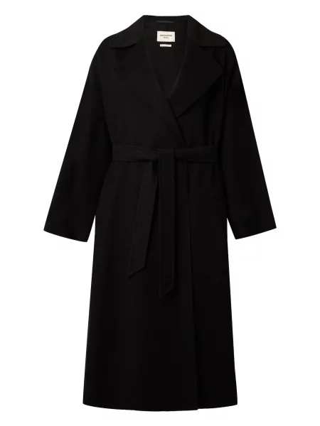 Weekend Max Mara Palton de primăvară-toamnă DOPEROSO' negru