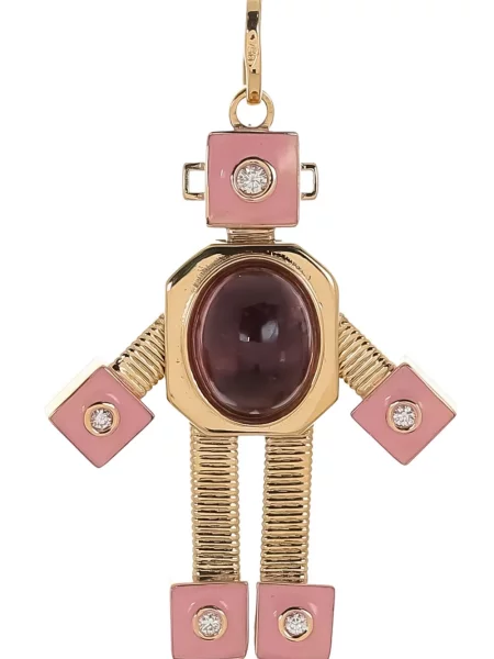 Pandantiv Van Robot galben