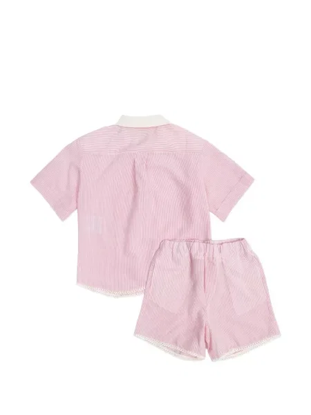 Dětské top Moncler Enfant růžový
