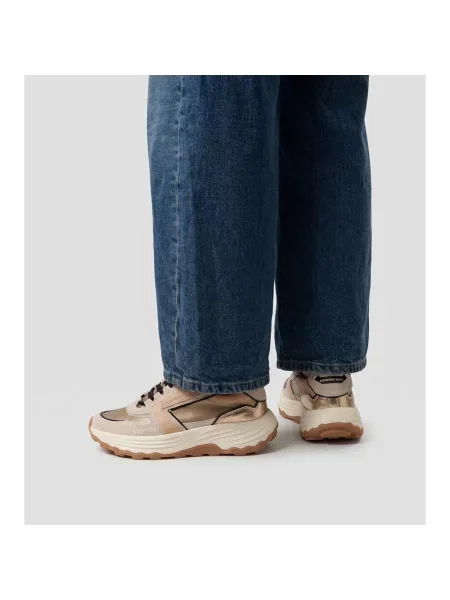 Sneakersy Alexander Smith skórzane brązowe