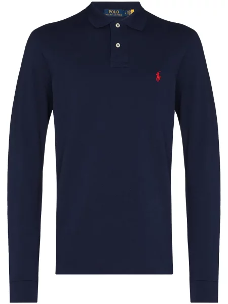 Polo Polo Ralph Lauren cu broderie alb