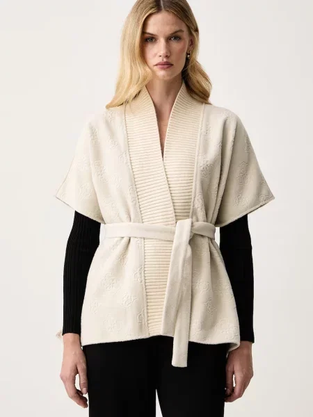 Guess poncho pentru femei bej