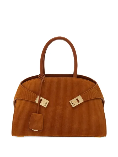 Geantă Ferragamo maro