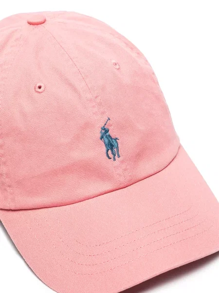 Șapcă Polo Ralph Lauren cu broderie clasică roz