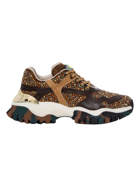 Sneakersy Joia Paris brązowe