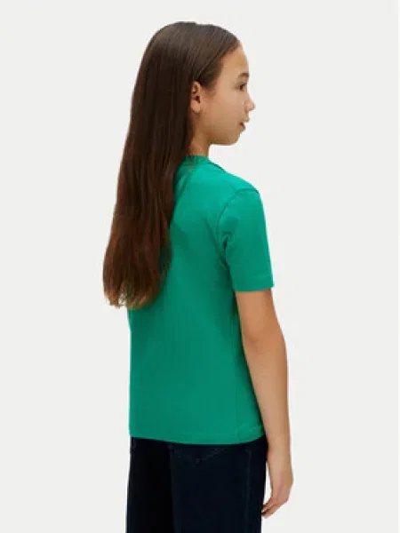 Dětské tričko Calvin Klein Jeans zelené
