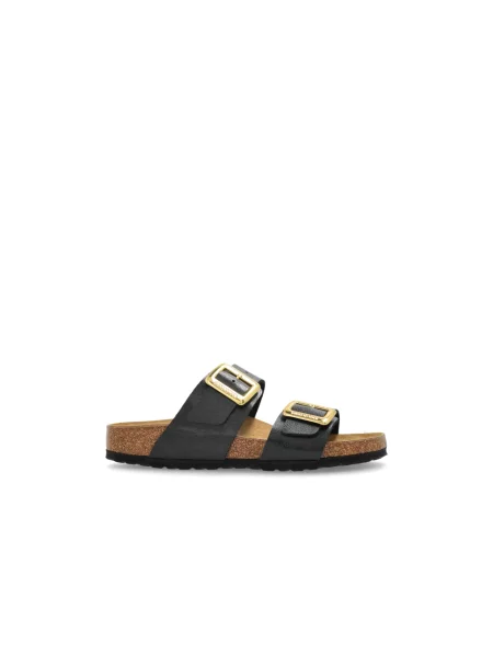 Klapki Birkenstock na sprzączkę czarne
