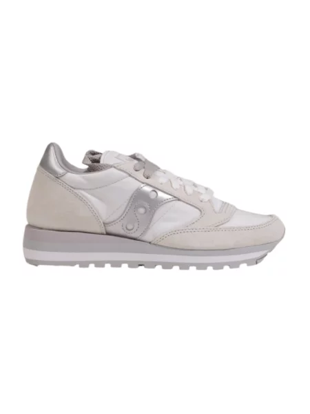 Sneakersy Saucony Jazz skórzane białe