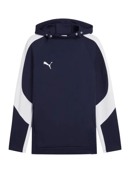 PUMA Športna majica TeamEvostripe modra bela