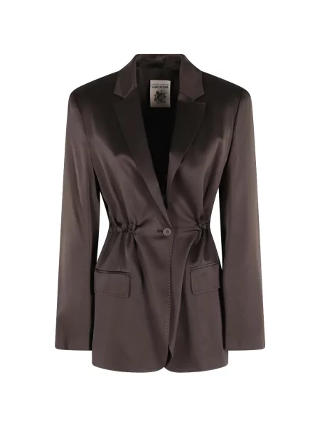 Talie șnur de strângere geacă Semicouture maro