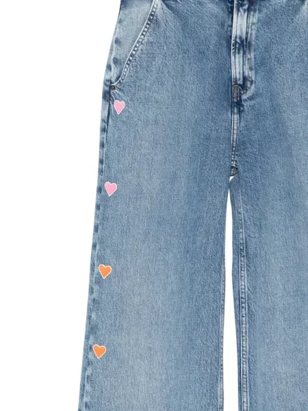 Spodnie Mira Mikati w serca niebieskie