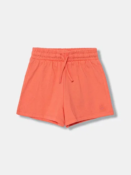 United Colors of Benetton teplákové šortky oranžové
